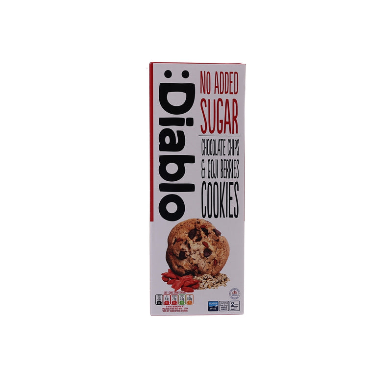 DIABLO No Added Sugar Chocolate Chips & Goji Berries Cookies  (135g)