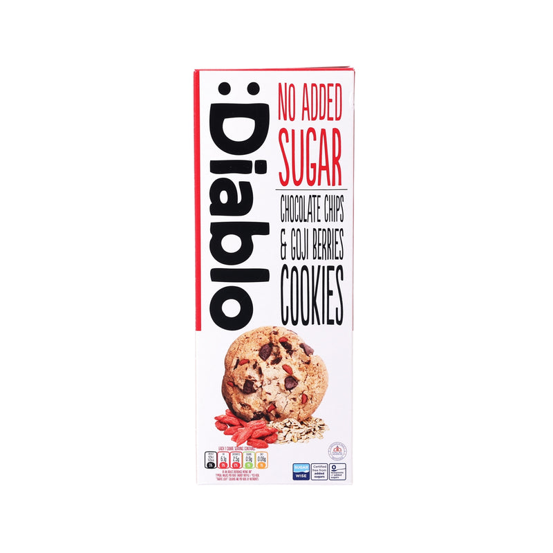DIABLO No Added Sugar Chocolate Chips & Goji Berries Cookies  (135g)