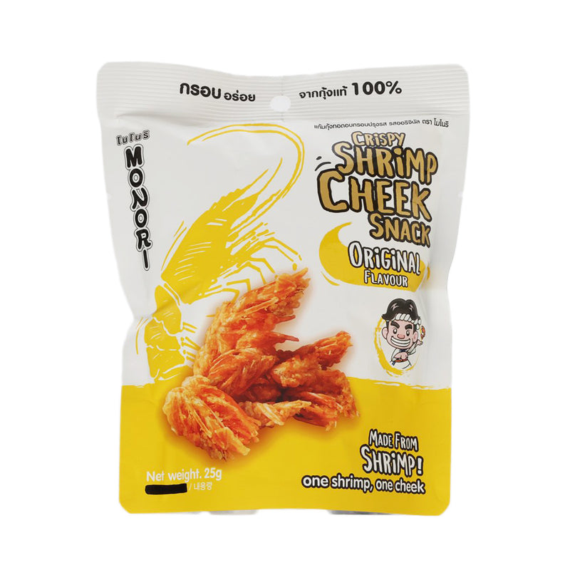 MONORI Crispy Shrimp Cheek Snack - Original Flavour  (25g)