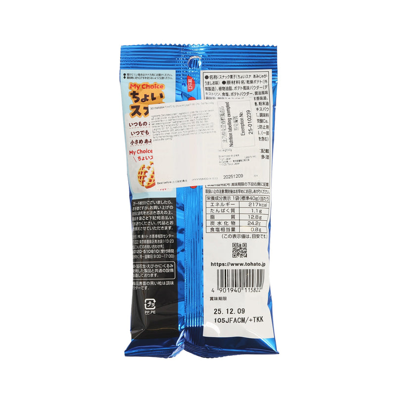 桃哈多 My Choice Amijyaga薯格 - 鹽味  (40g)