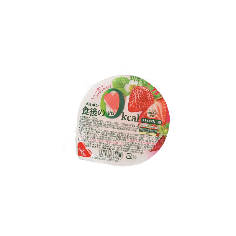 BOURBON 0 Kcal Jelly - Strawberry with Nata de Coco  (138g)