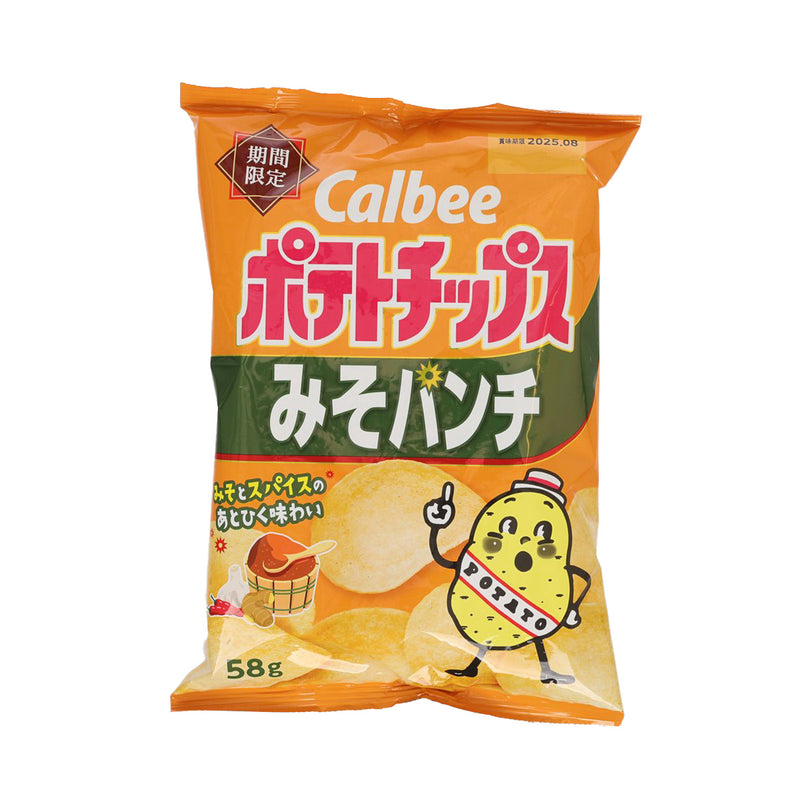 CALBEE Potato Chips - Miso Punch  (58g)