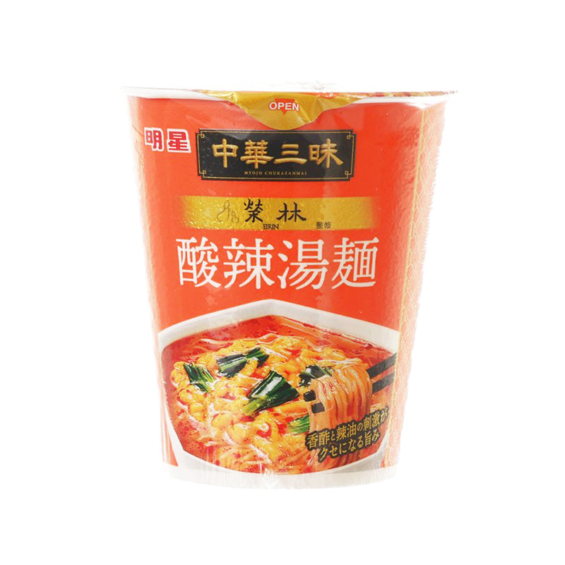 MYOJO Chukazanmai Eirin Cup Noodle - Spicy and Sour Soup Flavor  (64g)