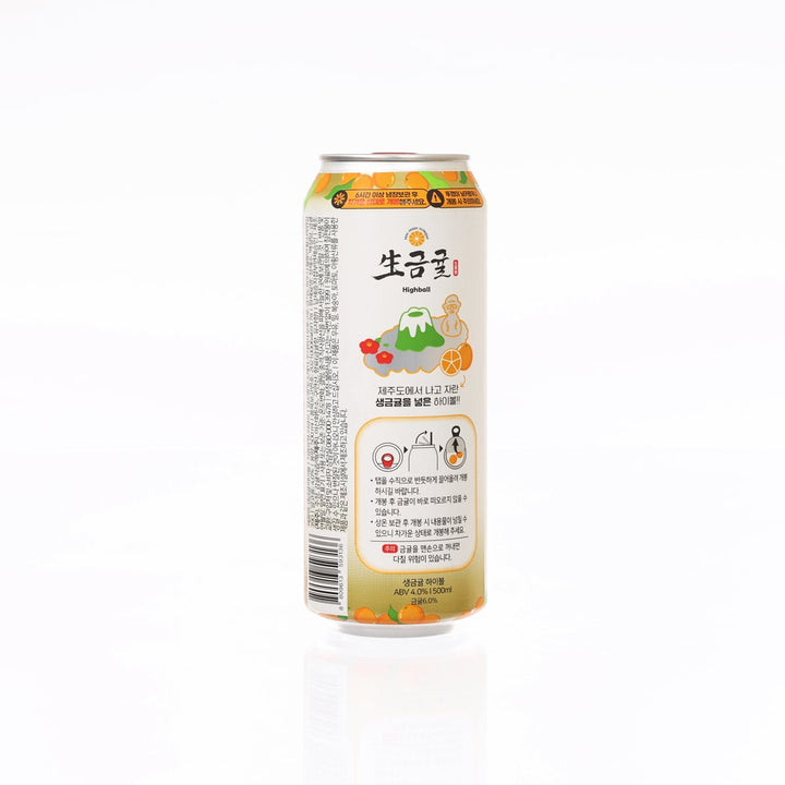 八木幾朗　 　　葡萄 BREWGURU 鮮濟州柑橘片高球雞尾酒(酒精濃度4%) [罐裝] (500mL