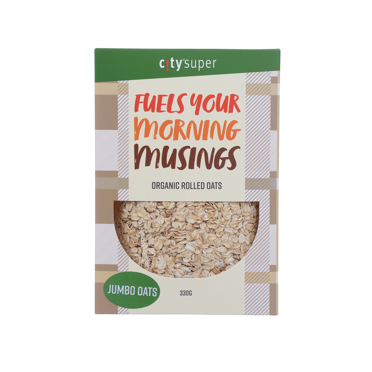 CITYSUPER Organic Rolled Oats  (330g)