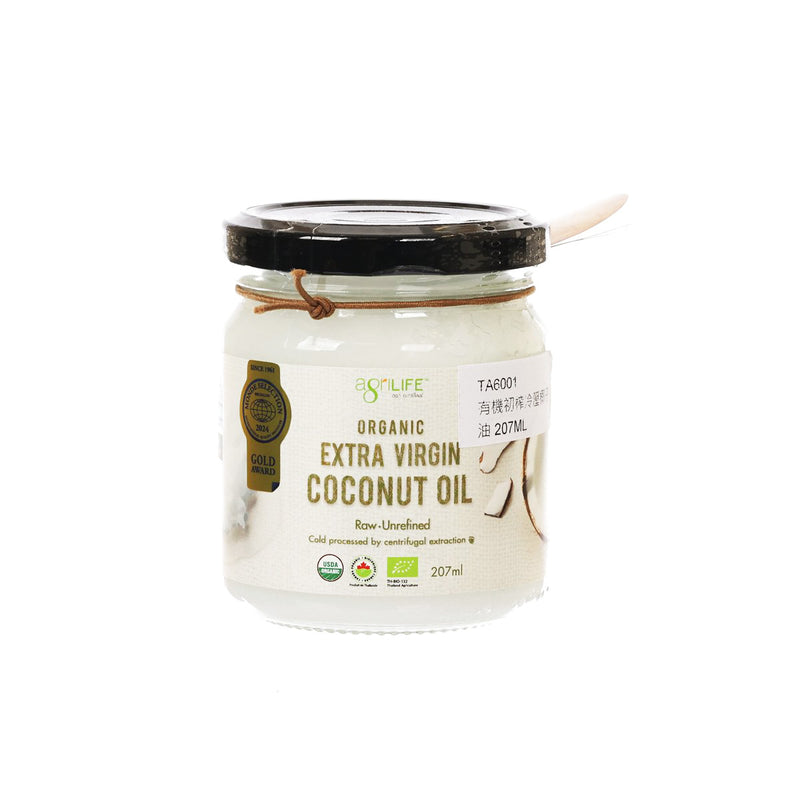 AGRILIFE Organic Extra Virgin Coconut Oil 207ml  (207mL)