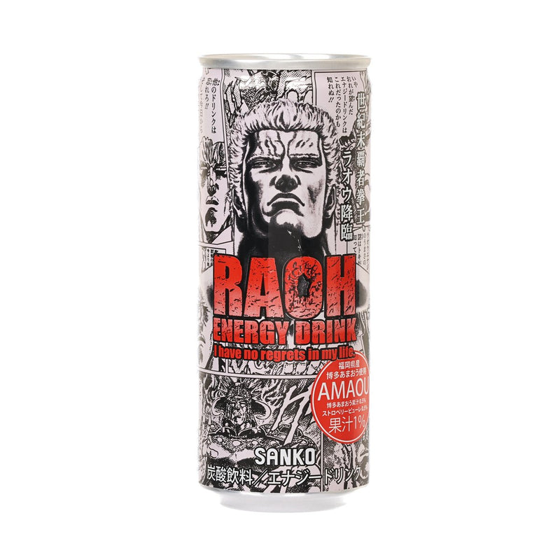 SANKO Raoh Energy Drink - Amaou Strawberry [Can]  (250mL)