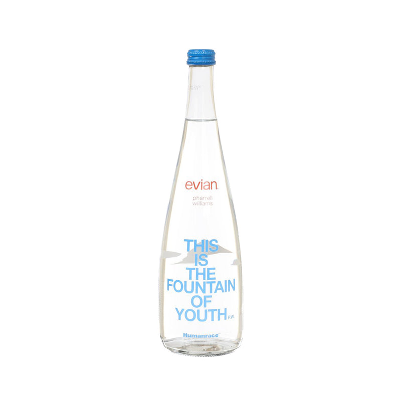 EVIAN Natural Mineral Water - Pharrell Williams x Humanrace Limited Edition 2025 [Bottle]  (750mL)