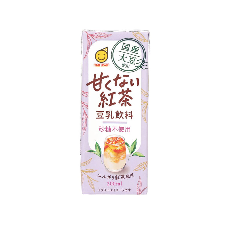 MARUSAN Unsweetened Soy Milk Black Tea [Tetra Pack]  (200mL)