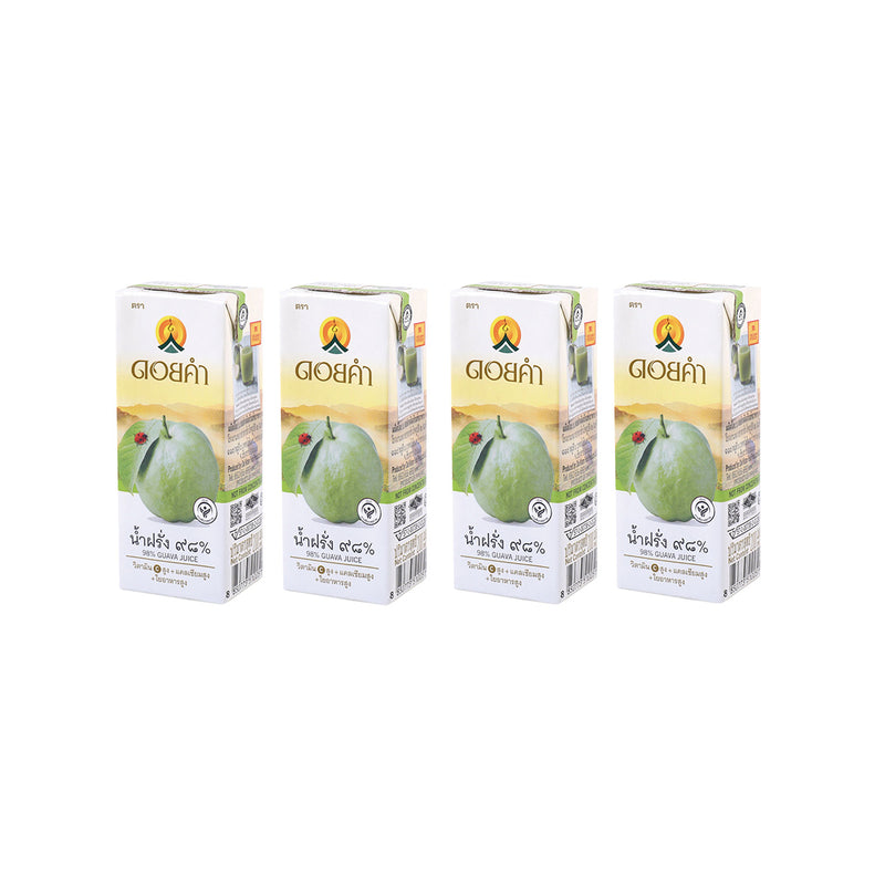DOI KHAM Guava Juice [Tetra Pack]  (4 x 200mL)