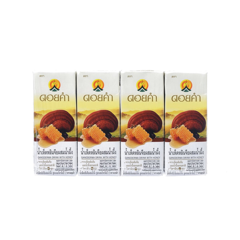 DOI KHAM Ganoderma Drink with Honey [Tetra Pack]  (4 x 200mL)