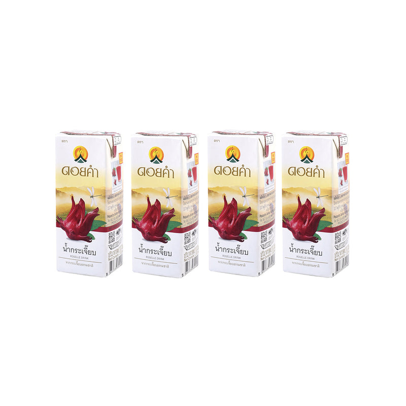 DOI KHAM Roselle Drink [Tetra Pack]  (4 x 200mL)