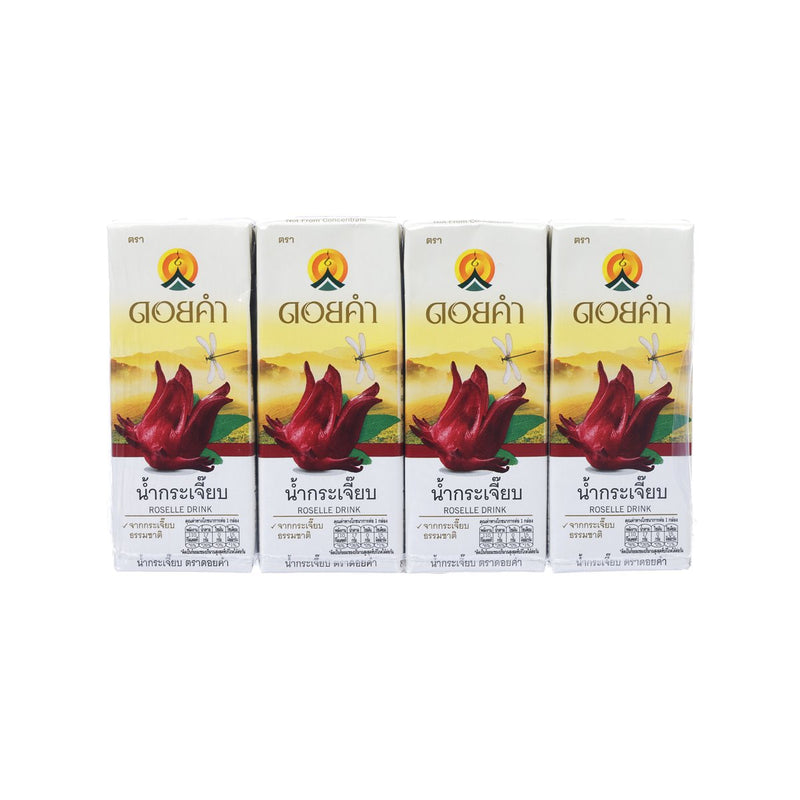 DOI KHAM Roselle Drink [Tetra Pack]  (4 x 200mL)