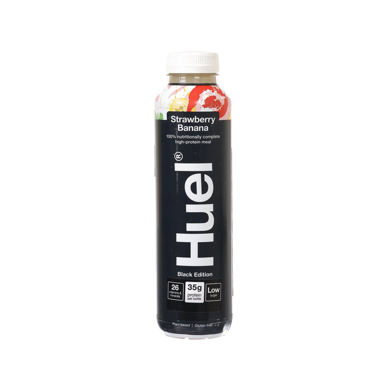 HUEL 全面營養即飲高蛋白奶昔代餐黑版 - 士多啤梨香蕉味 [膠樽裝]  (500mL)