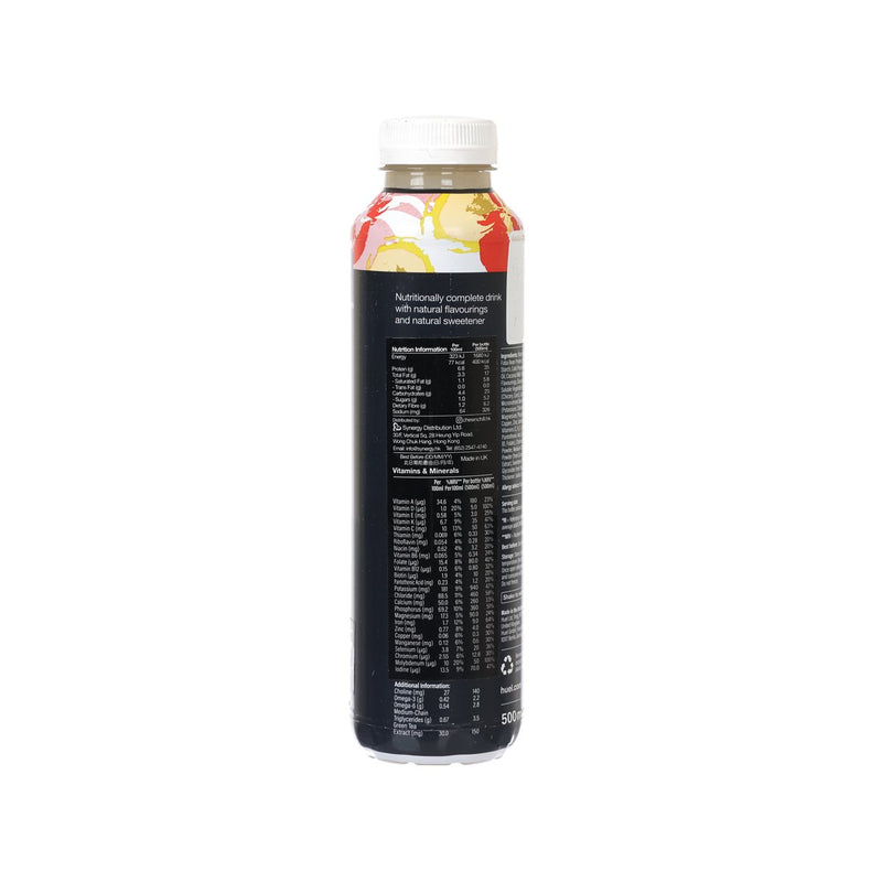 HUEL 全面營養即飲高蛋白奶昔代餐黑版 - 士多啤梨香蕉味 [膠樽裝]  (500mL)