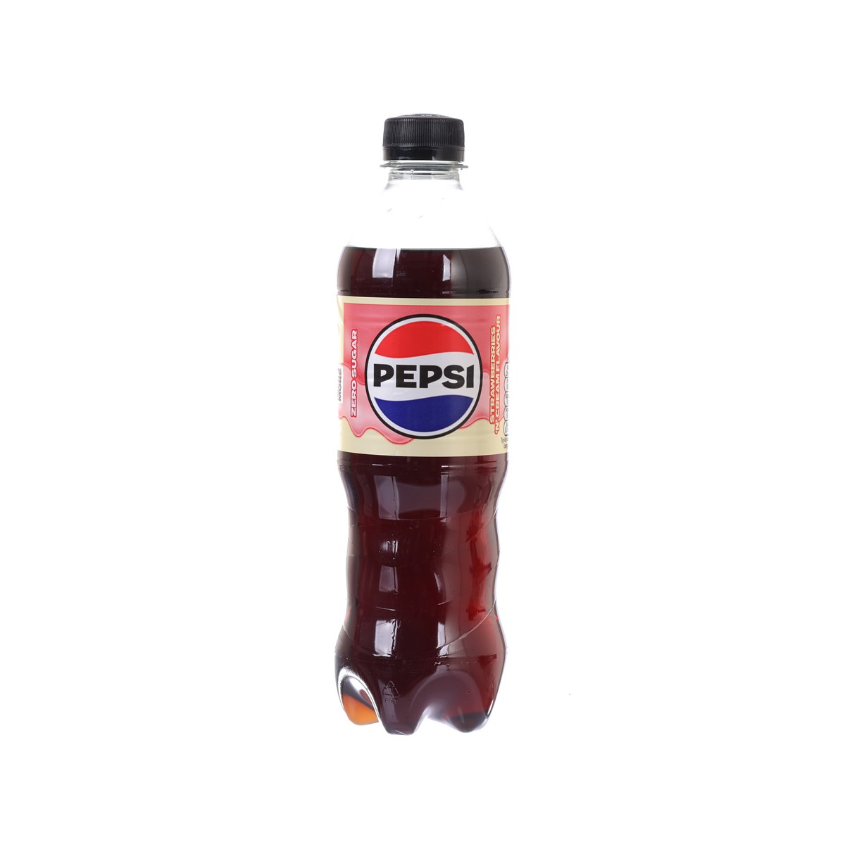 PEPSI Zero Coke Strawberries 'N' Cream Flavour - UK [PET]  (500mL)