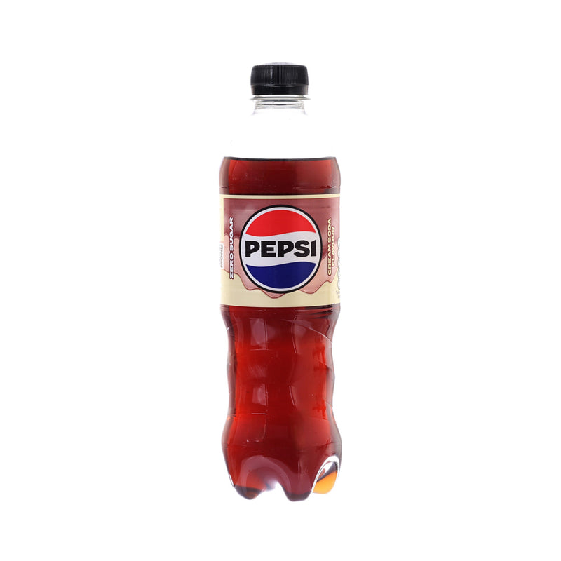 PEPSI Zero Coke Cream Soda Flavour - UK [PET]  (500mL)