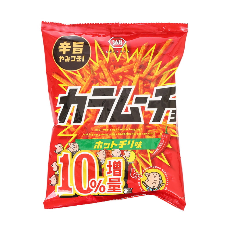 KOIKEYA Karamucho Potato Sticks - Hot Chili [Large Pack]  (107g)