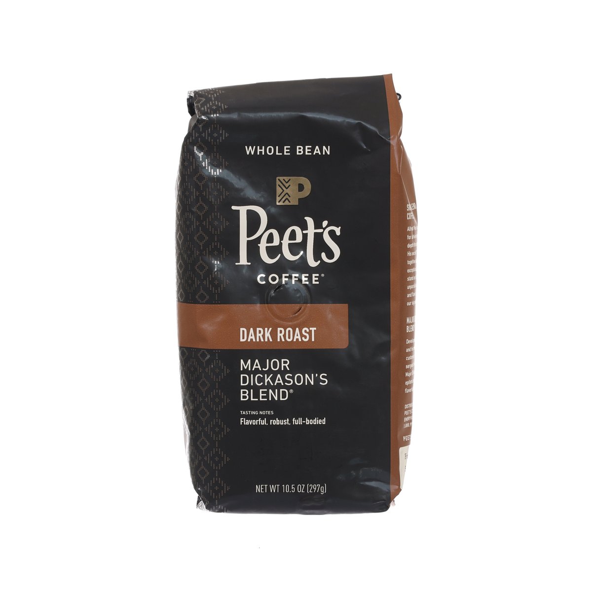 PEET'S Major Dickason Whole Coffee Bean - Dark Roast  (297g)