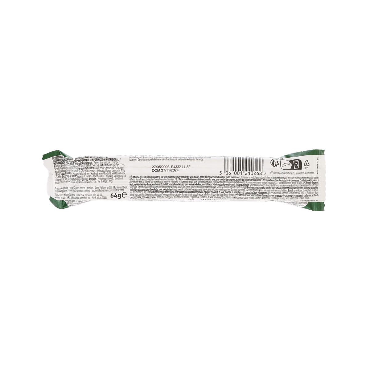 PHD Smart Bar - Dark Chocolate Matcha  (64g)
