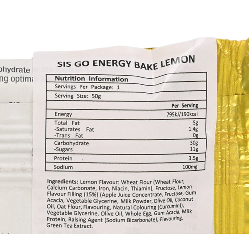 SIS GO Energy Bake - Lemon  (50g)