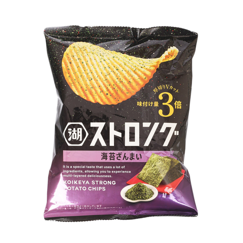 KOIKEYA Strong Potato Chips - Seaweed  (53g)