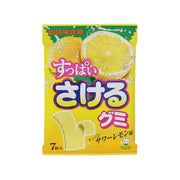 UHA MIKAKUTO Sakeru Gummy - Sour Lemon  (7pcs)