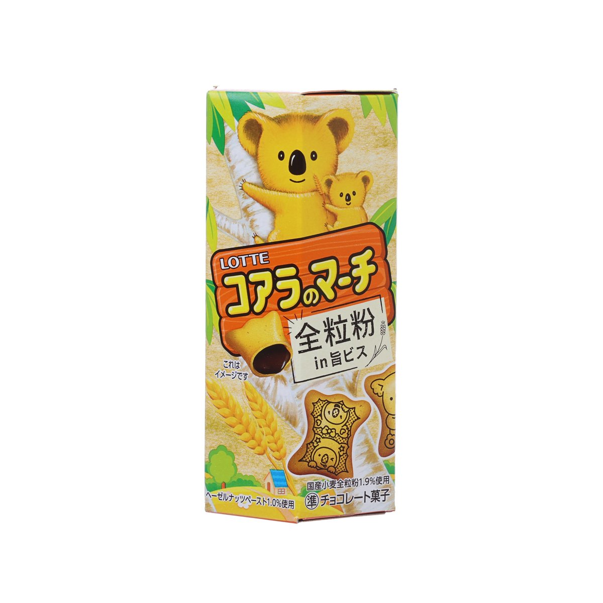 LOTTE Koala's March Chocolate Snack - Whole Wheat Flour  (46g)