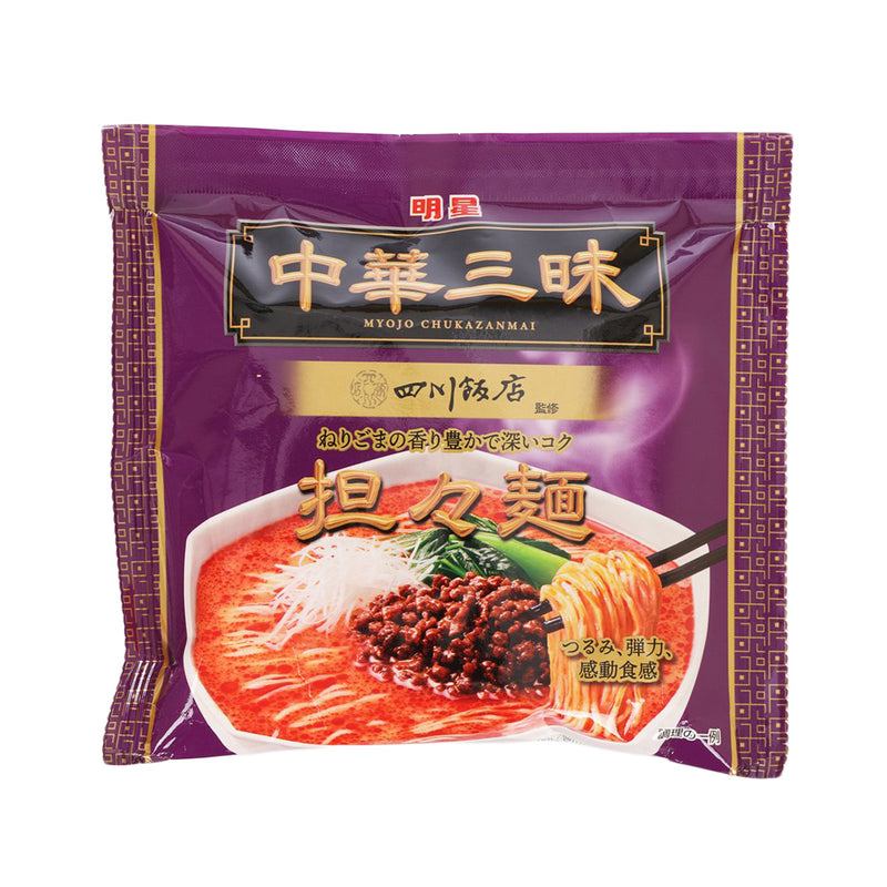 MYOJO Chukazanmai Bag Noodle - Szechwan Restaurant Tan Tan Soup  (103g)