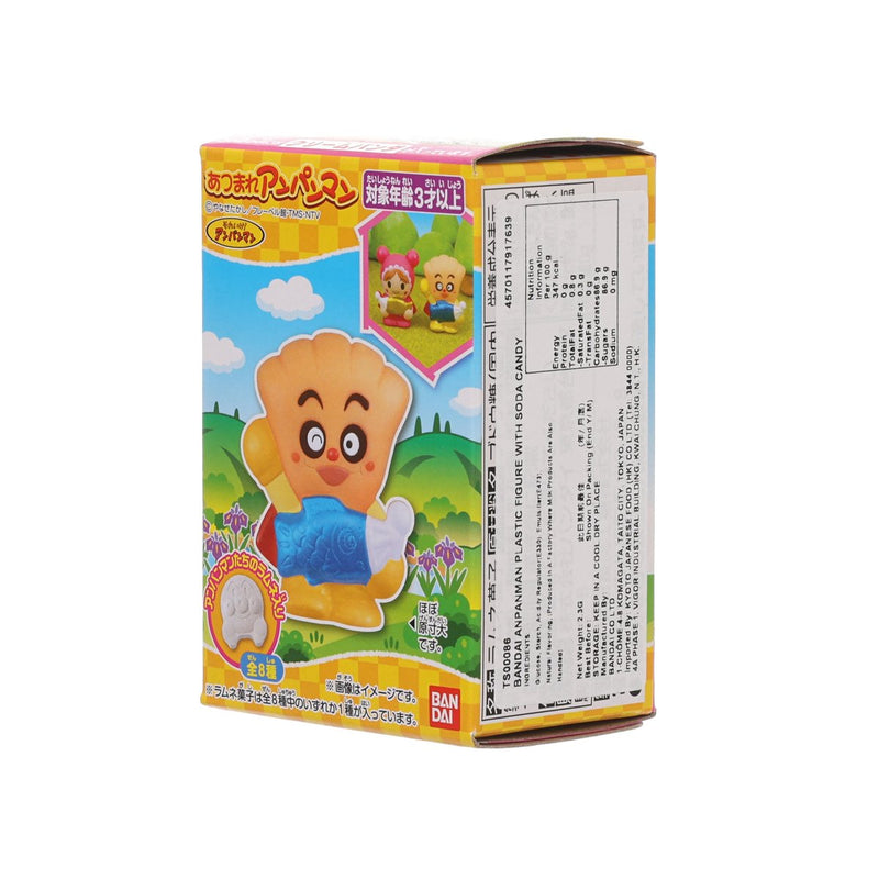 BANDAI 麵包超人膠公仔連梳打味糖  (2.3g)