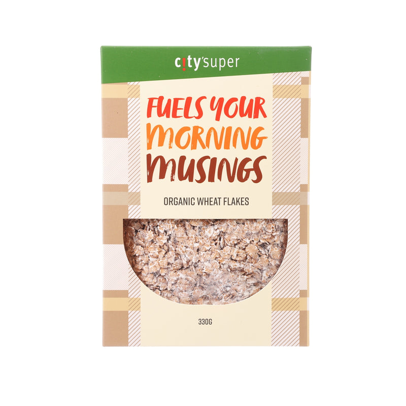 CITYSUPER Organic Wheat Flakes  (330g)