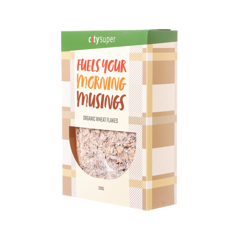 CITYSUPER Organic Wheat Flakes  (330g)