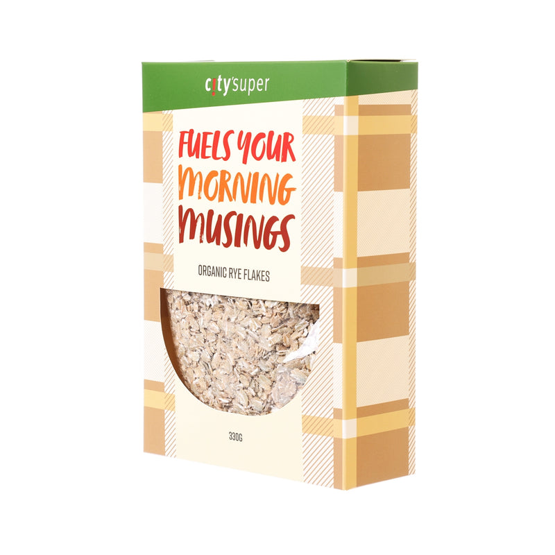 CITYSUPER Organic Rye Flakes  (330g)