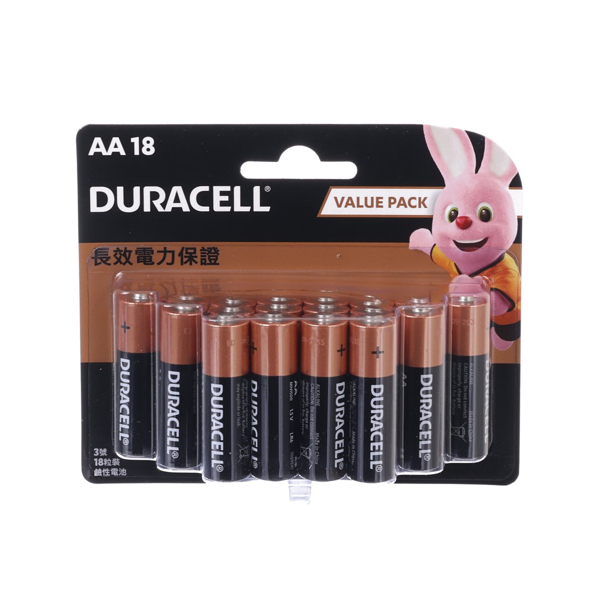 DURACELL Alkaline Battery 18's AA