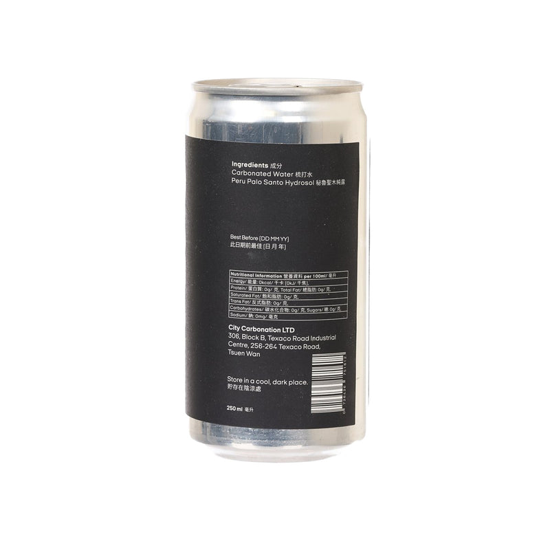 CARBONATION Palo Santo Soda Water [Can]  (250mL)