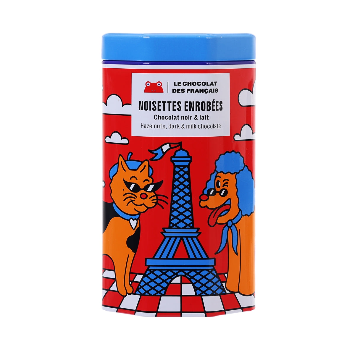 LE CHOCOLAT DES FRANCAIS 牛奶 & 黑朱古力榛子  (125g)