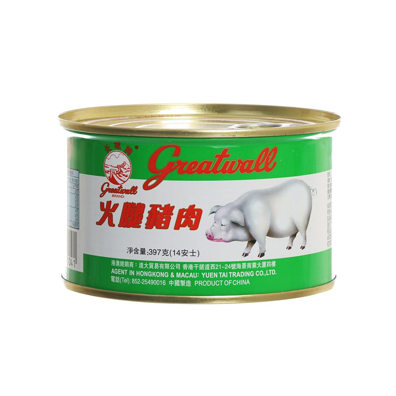 長城牌 火腿豬肉 [圓罐]  (397g)