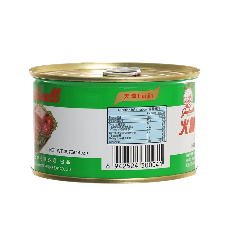 長城牌 火腿豬肉 [圓罐]  (397g)