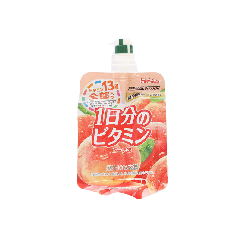 HOUSE One Day Vitamin & Dietary Fiber Peach Jelly Drink  (180g)