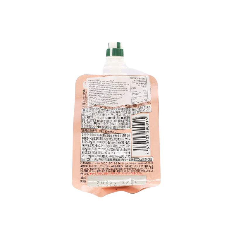 HOUSE One Day Vitamin & Dietary Fiber Peach Jelly Drink  (180g)