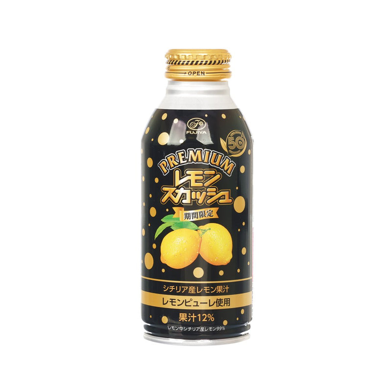 FUJIYA Lemon Squash Carbonated Drink [PET]  (380mL)