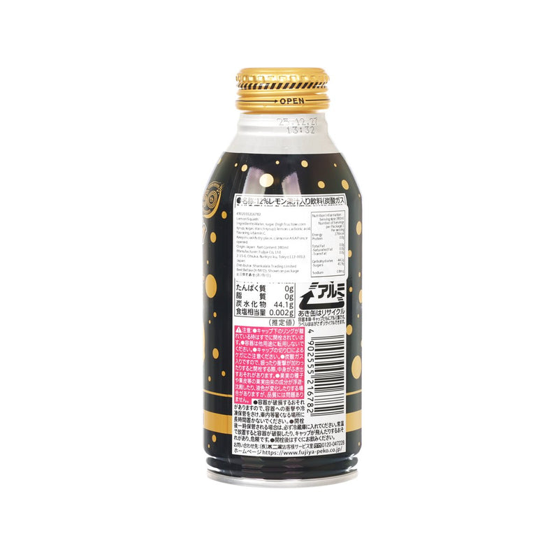 FUJIYA Lemon Squash Carbonated Drink [PET]  (380mL)
