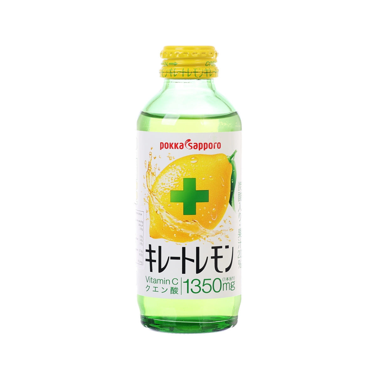 札幌飲料 有氣檸檬汁 [玻璃樽裝]  (155mL)
