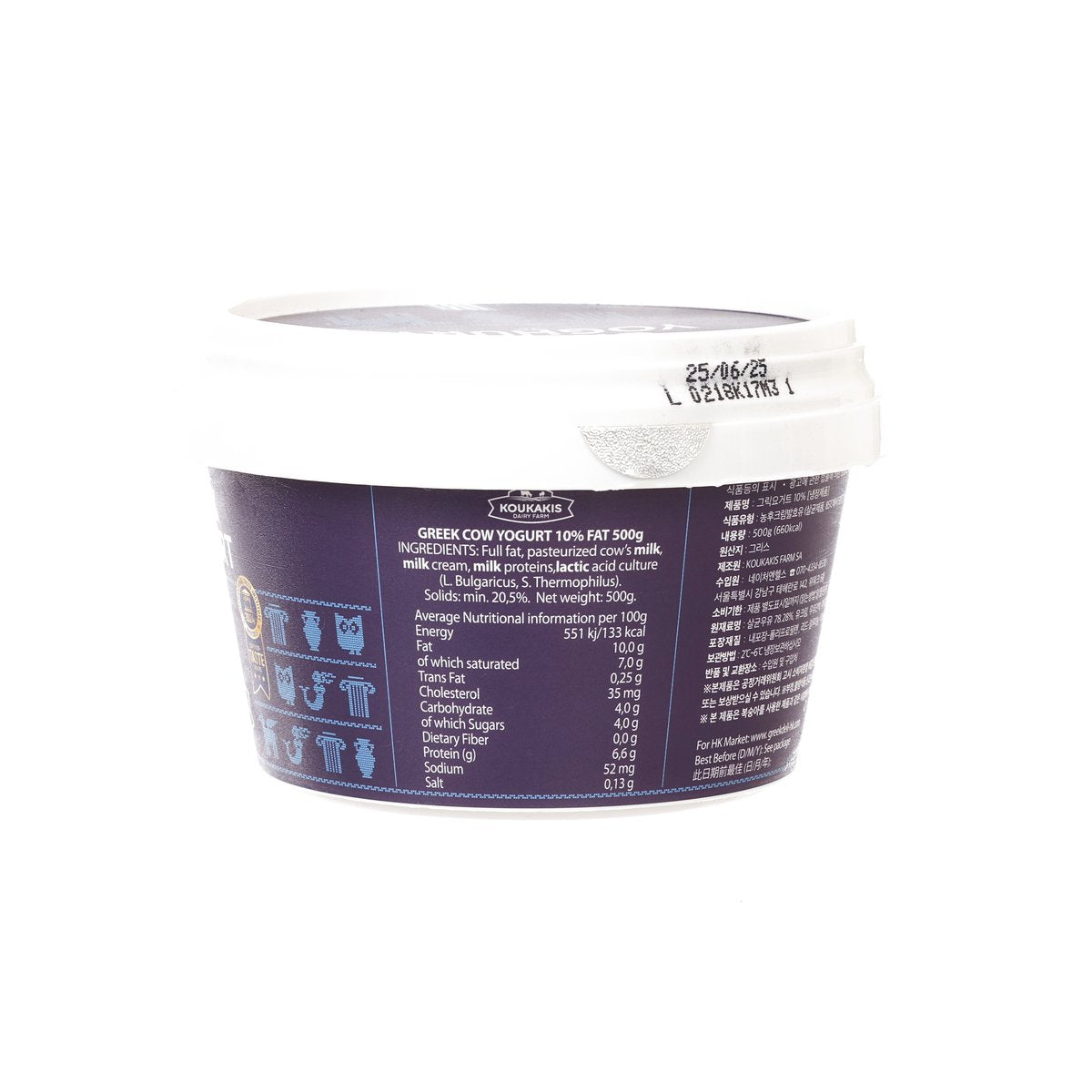 KOUKAKIS 希臘乳酪10%乳脂  (500g) - 此日期前最佳：2025年9月17日