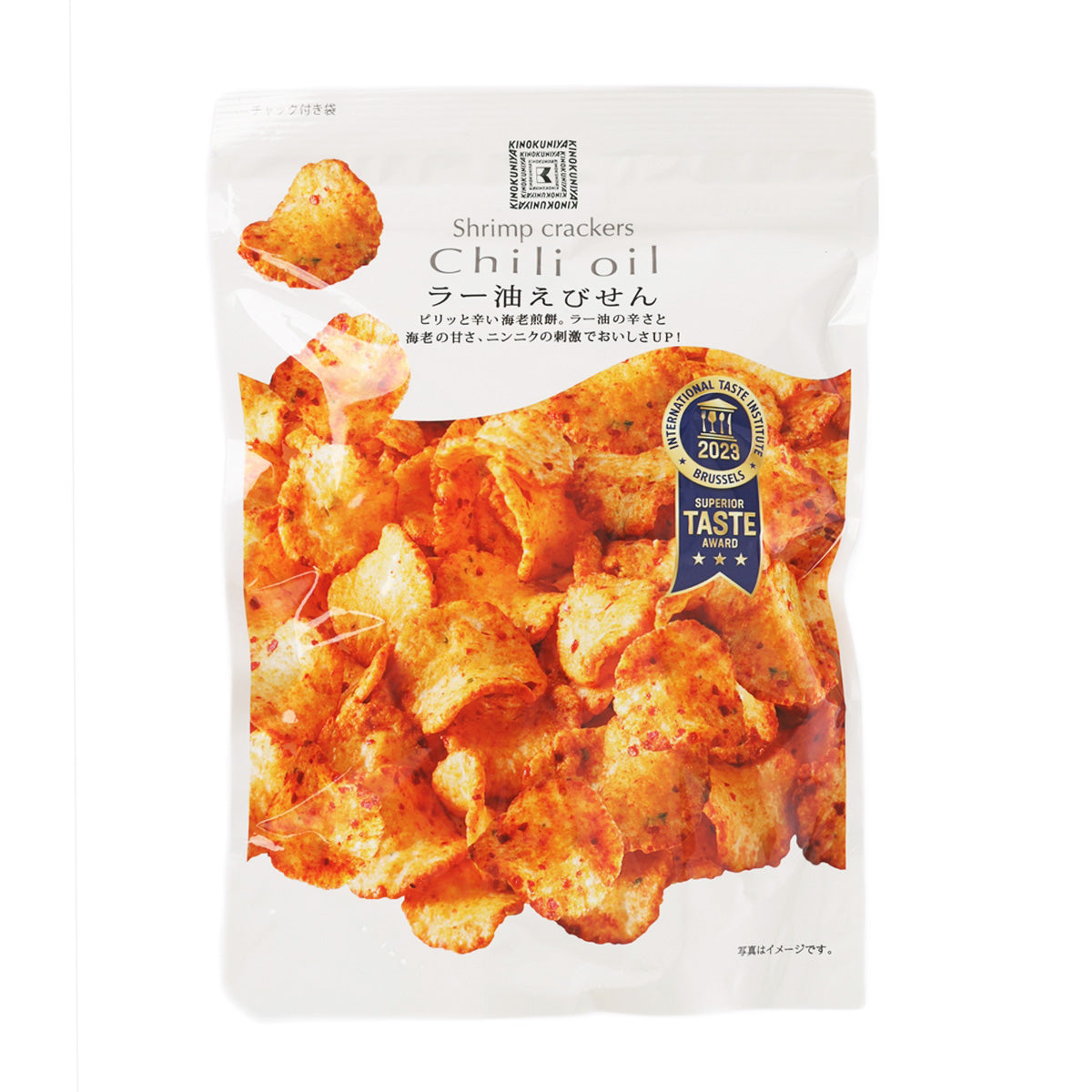 KINOKUNIYA Chili Oil Shrimp Cracker  (80g)