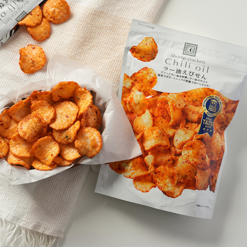 KINOKUNIYA Chili Oil Shrimp Cracker  (80g)