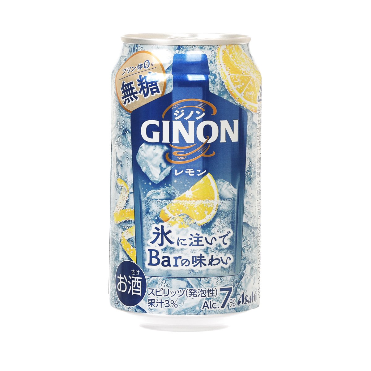 朝日 無糖酸檸檬氈酒梳打 (酒精濃度7%) [罐裝]  (350mL)