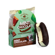 THE ICE CREAM & COOKIE CO. Mint Frozen Dessert with Chocolate Fudge Cookies  (120mL)