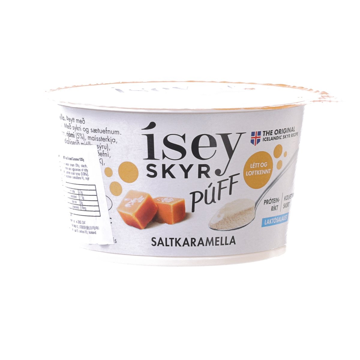 ISEY SKYR Lactose Free Skyr Puff - Salted Caramel  (125g)