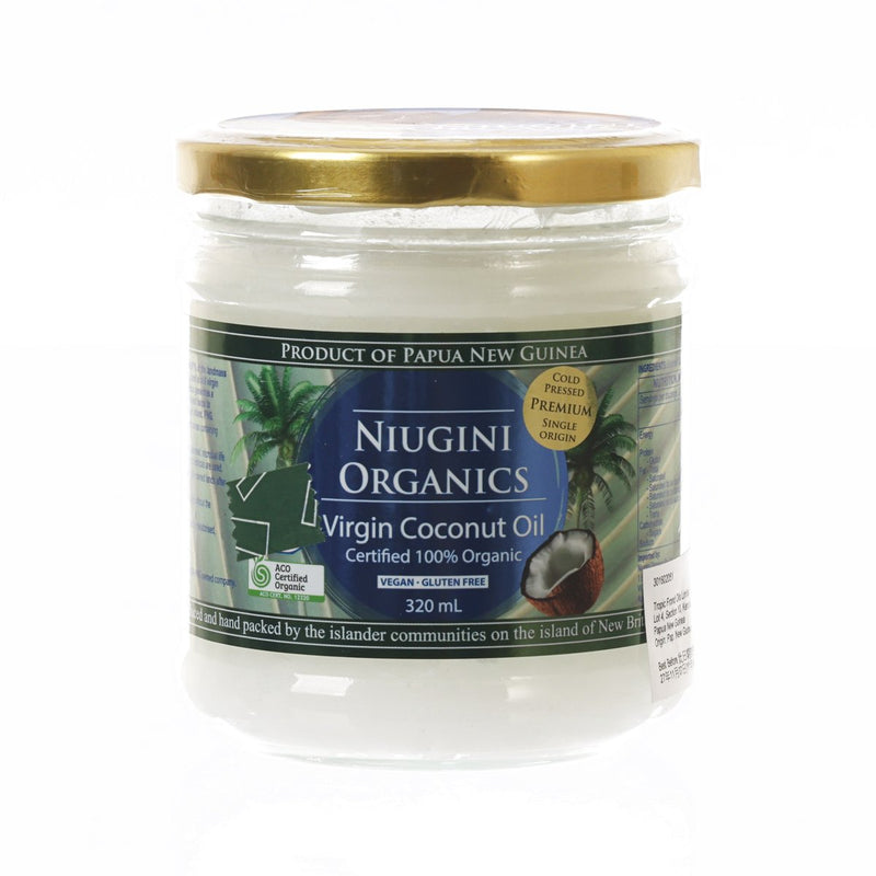 NIUGINI ORGANICS 有機初榨椰子油  (320mL)